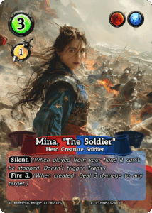 Mina, “The Soldier”