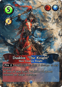 Dusklor, “The Knight”