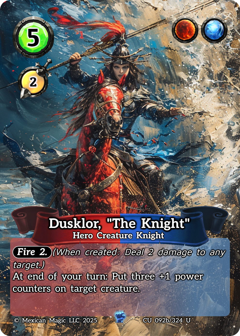Dusklor, “The Knight”