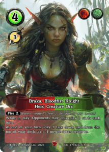 Braka, Bloodfist Knight