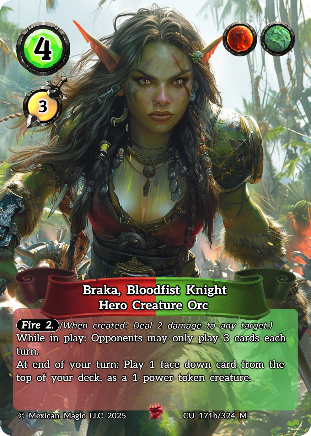 Braka, Bloodfist Knight