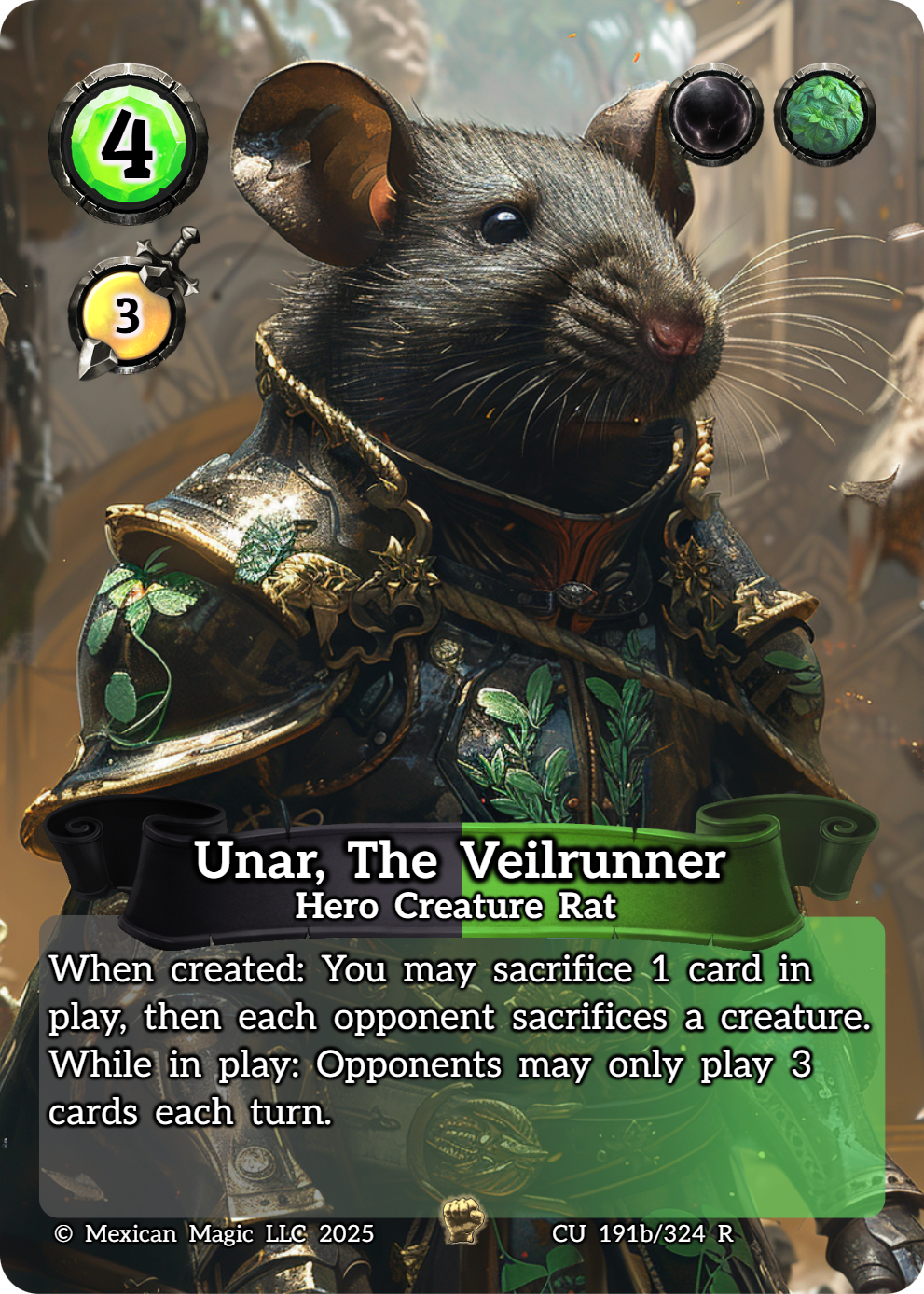 Unar, The Veilrunner