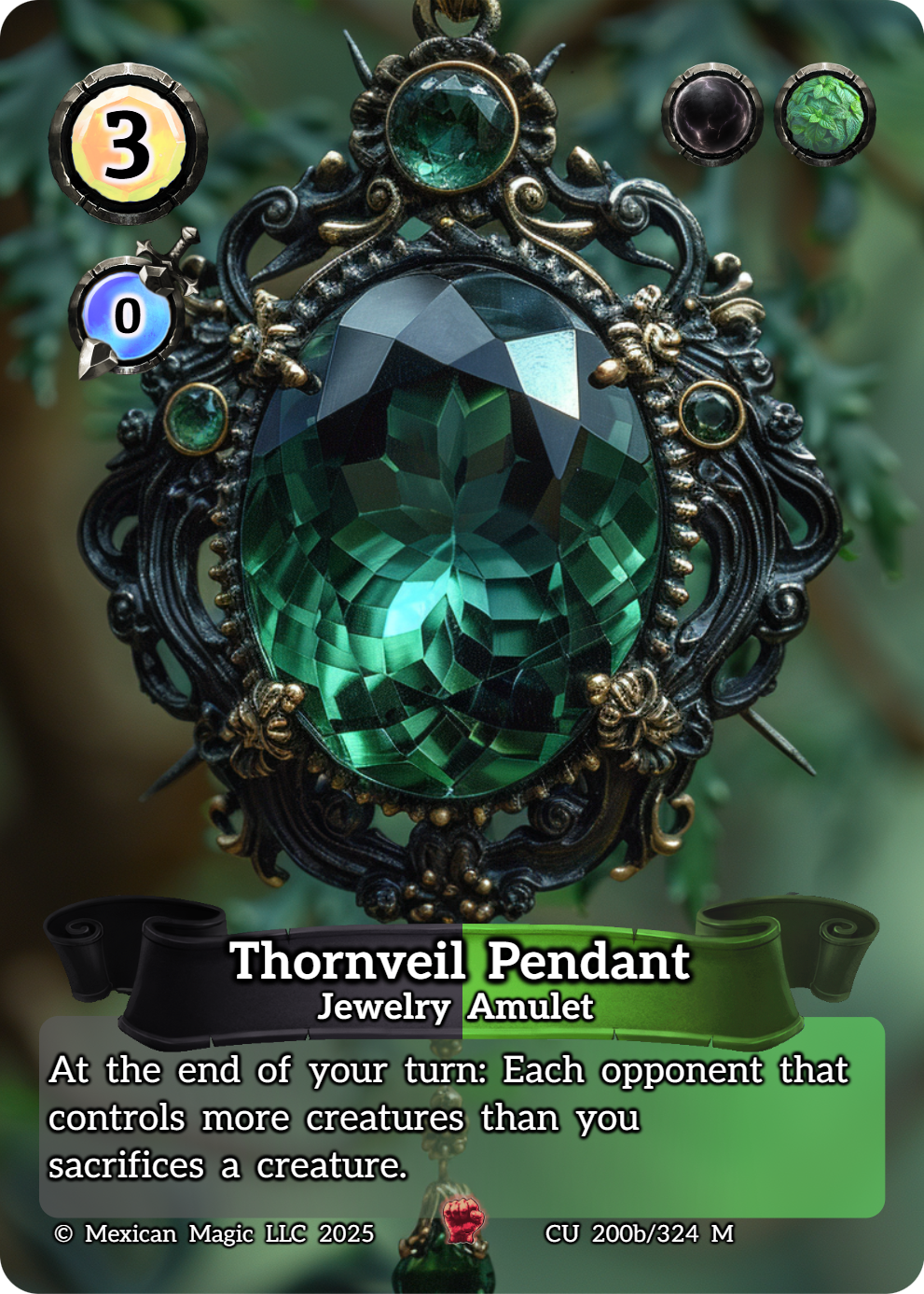 Thornveil Pendant