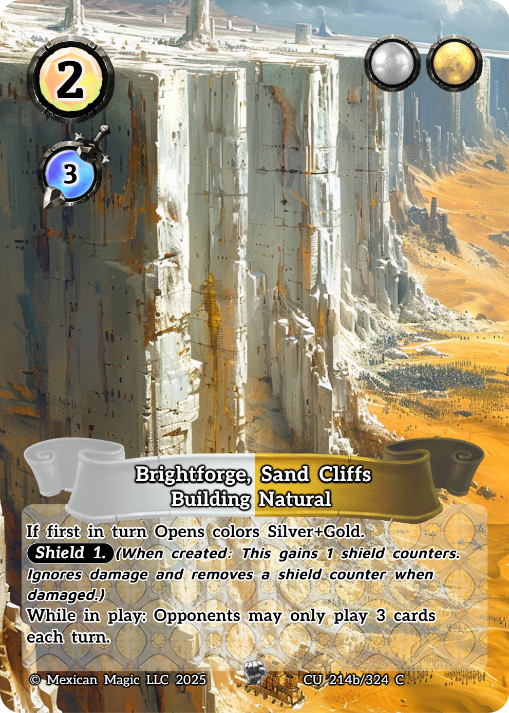 Brightforge, Sand Cliffs