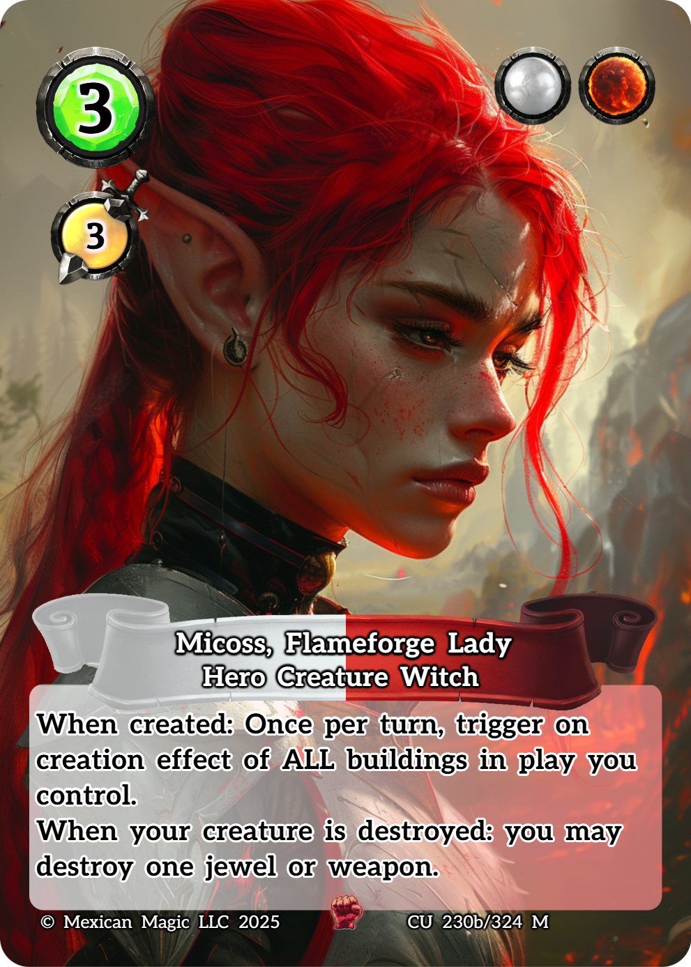 Micoss, Flameforge Lady