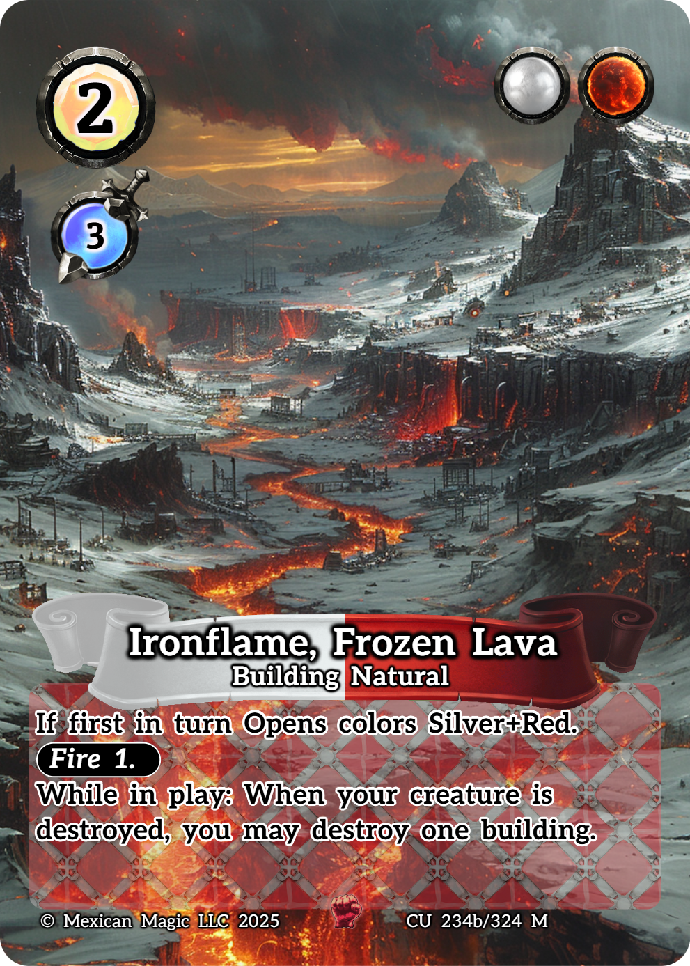 Ironflame, Frozen Lava