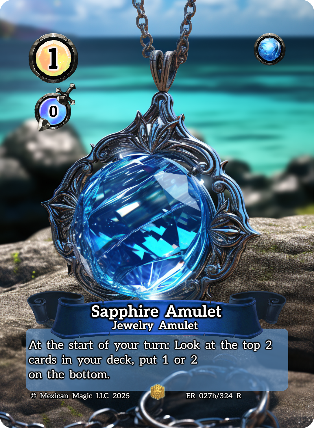 Sapphire Amulet