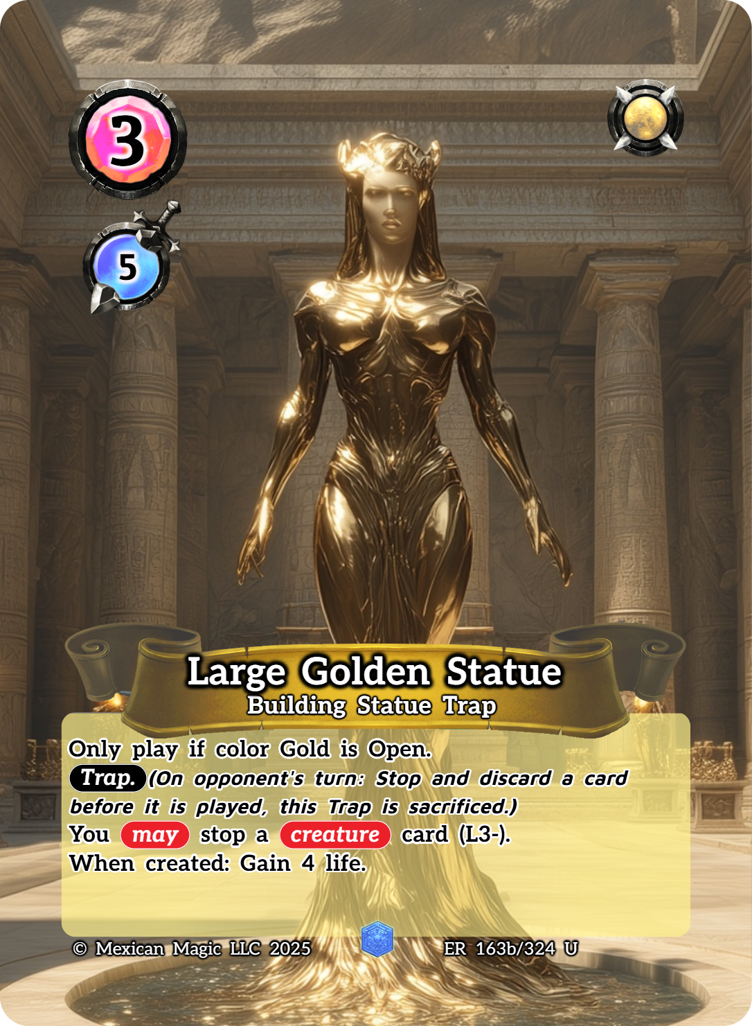 Large Golden Statue