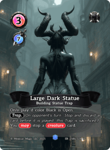 Large Dark Statue