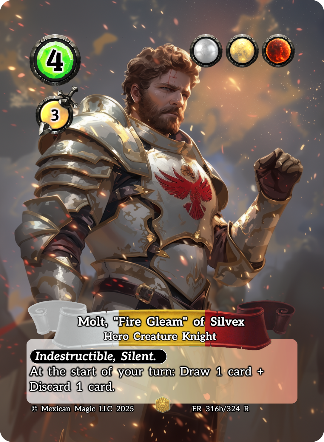 Molt, “Fire Gleam” of Silvex