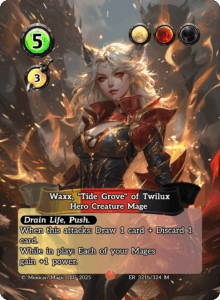 Waxx, “Tide Grove” of Twilux